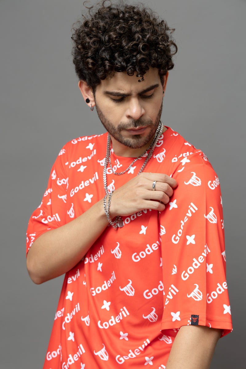 Go Devil Printed Co-Ord Set For Men - Image 2
